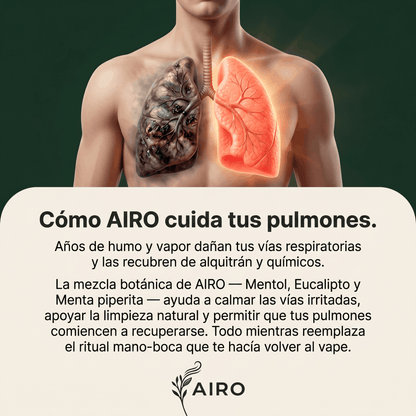 AIRO HERBAL PEN | Inhalador que Satisface el Gesto y las Ganas de Fumar