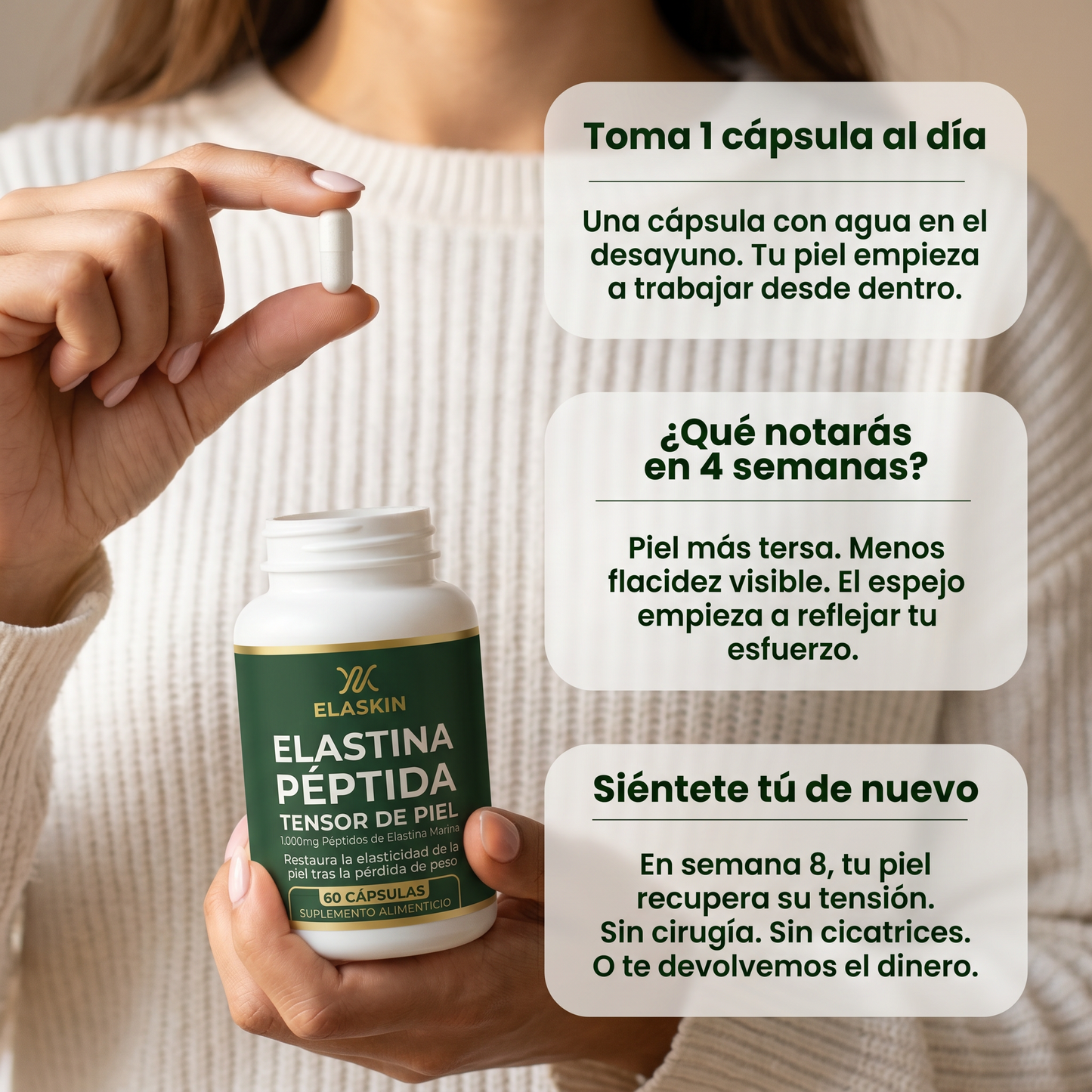 ELASKIN | Elastina Marina | Tensor de Piel