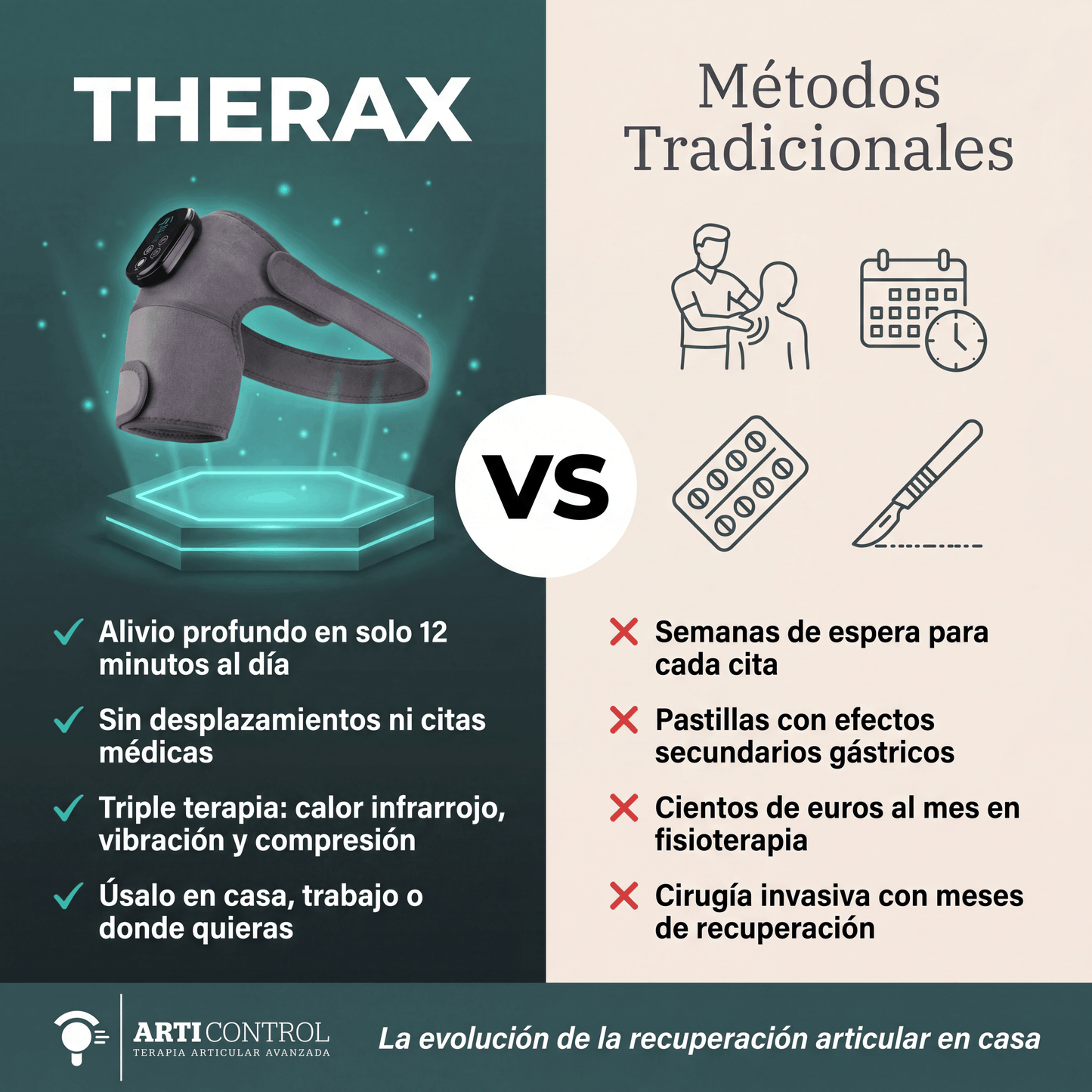 Arti Control Therax | Recupera Tus Hombros Sin Gastar en Fisios